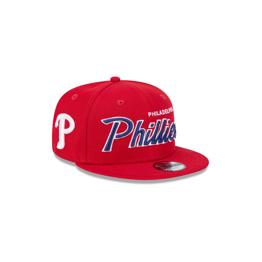 Philadelphia Phillies Script Kids 9FIFTY Snapback Hat - New Era Cap