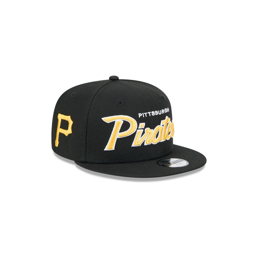 Pittsburgh Pirates Script Kids 9FIFTY Snapback Hat - New Era Cap