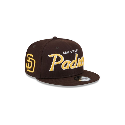 San Diego Padres Script Kids 9FIFTY Snapback Hat - New Era Cap
