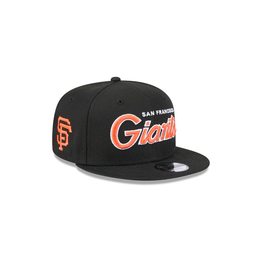 San Francisco Giants Script Kids 9FIFTY Snapback Hat - New Era Cap