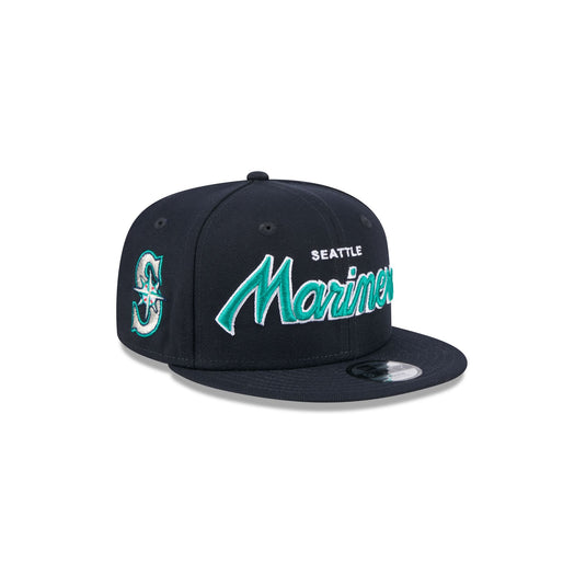 Seattle Mariners Script Kids 9FIFTY Snapback Hat - New Era Cap
