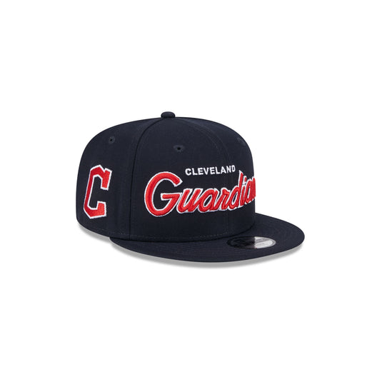 Cleveland Guardians Script Kids 9FIFTY Snapback Hat - New Era Cap