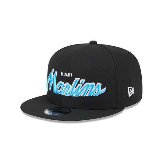 Miami Marlins Wordmark 9FIFTY Snapback Hat - New Era Cap