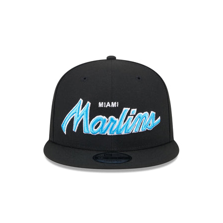 Miami Marlins Wordmark 9FIFTY Snapback Hat