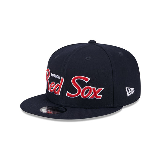 Boston Red Sox Wordmark 9FIFTY Snapback Hat - New Era Cap