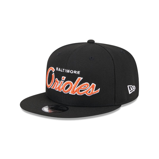 Baltimore Orioles Wordmark 9FIFTY Snapback Hat - New Era Cap
