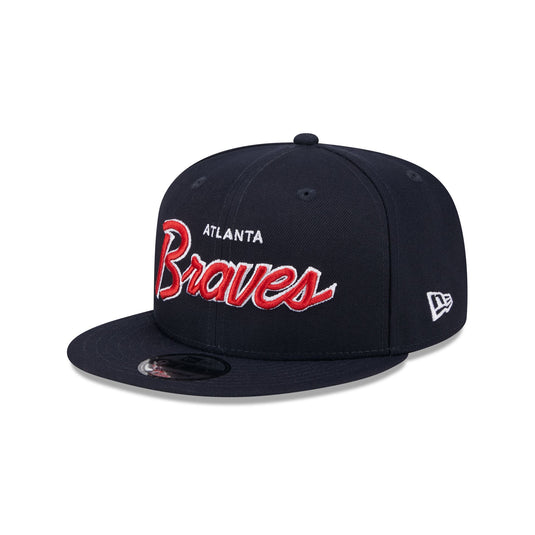 Atlanta Braves Wordmark 9FIFTY Snapback Hat - New Era Cap