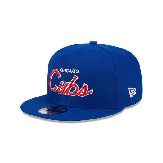 Chicago Cubs Wordmark 9FIFTY Snapback Hat - New Era Cap