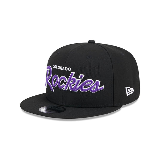 Colorado Rockies Wordmark 9FIFTY Snapback Hat - New Era Cap