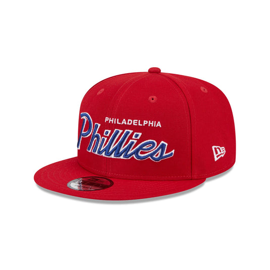 Philadelphia Phillies Wordmark 9FIFTY Snapback Hat - New Era Cap