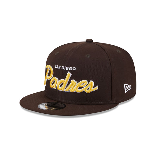 San Diego Padres Wordmark 9FIFTY Snapback Hat - New Era Cap
