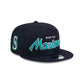 Seattle Mariners Wordmark 9FIFTY Snapback Hat