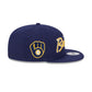Milwaukee Brewers Wordmark 9FIFTY Snapback Hat