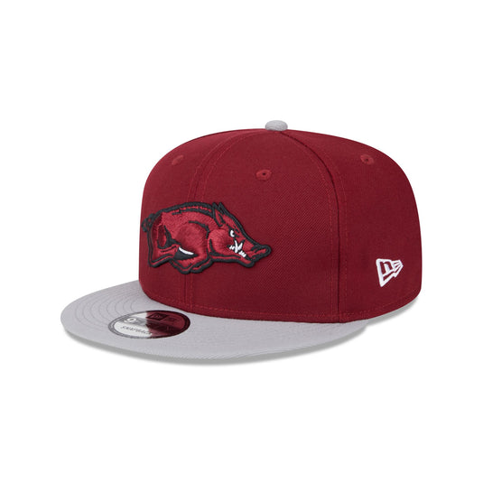 Arkansas Razorbacks Two-Tone 9FIFTY Snapback Hat - New Era Cap