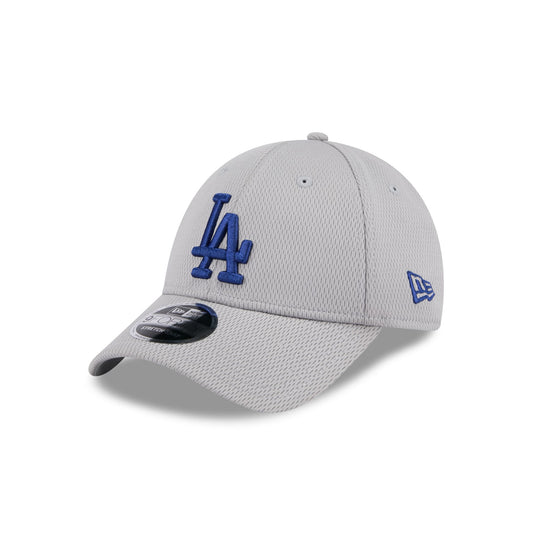 Los Angeles Dodgers Gray 9FORTY Stretch-Snap Hat - New Era Cap