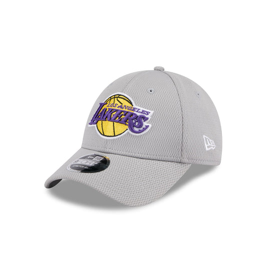 Los Angeles Lakers Gray 9FORTY Stretch-Snap Hat - New Era Cap