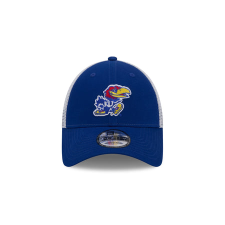 Kansas Jayhawks Blue 9FORTY Trucker Hat