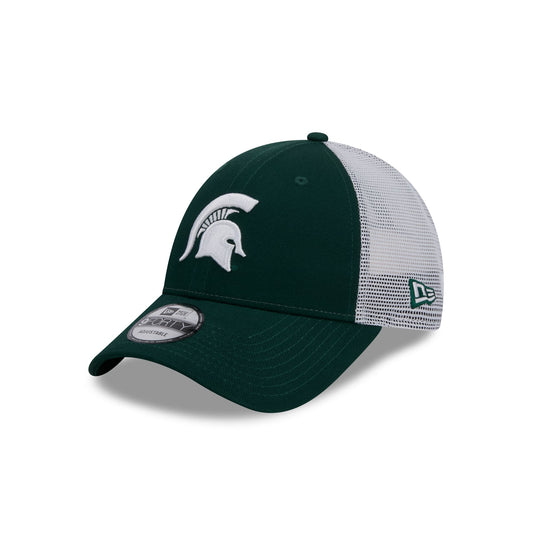 Michigan State Spartans Green 9FORTY Trucker Hat - New Era Cap