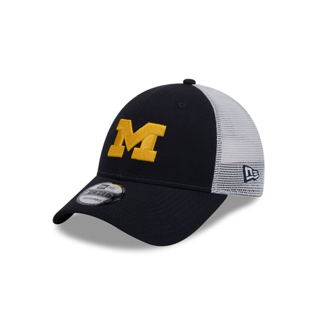 Michigan Wolverines Blue 9FORTY Trucker Hat