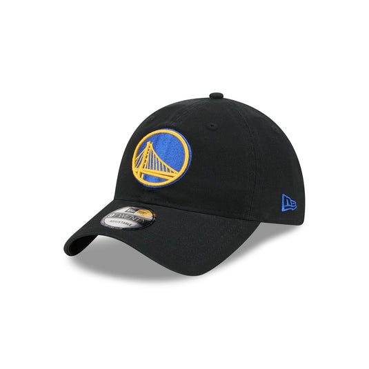 Golden State Warriors Black 9TWENTY Adjustable Hat - New Era Cap