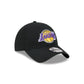 Los Angeles Lakers Black 9TWENTY Adjustable Hat