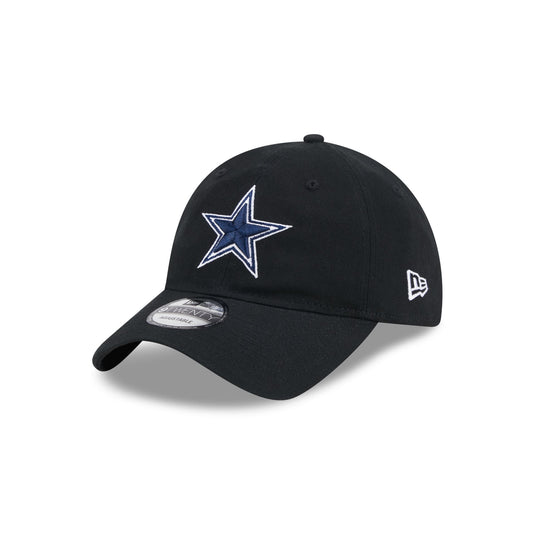 Dallas Cowboys Black 9TWENTY Adjustable Hat - New Era Cap