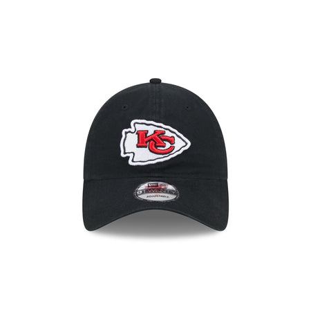 Kansas City Chiefs Black 9TWENTY Adjustable Hat