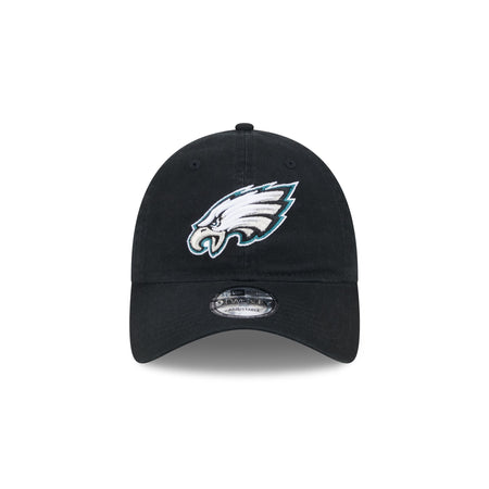 Philadelphia Eagles Black 9TWENTY Adjustable Hat