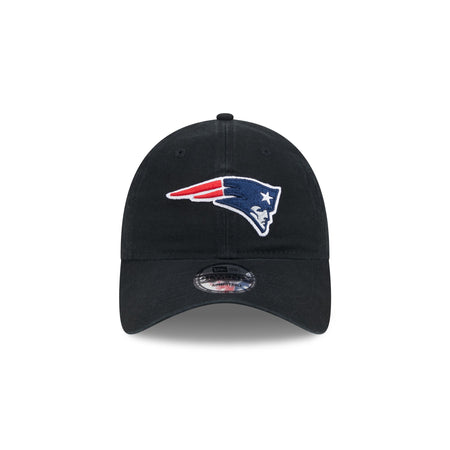 New England Patriots Black 9TWENTY Adjustable Hat