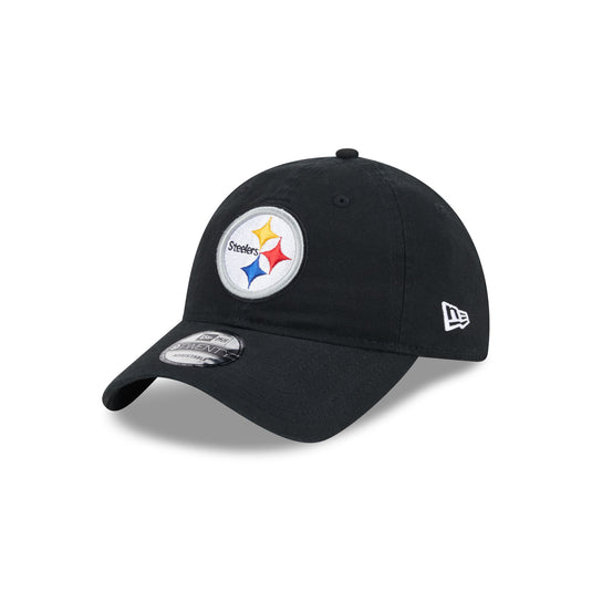 Pittsburgh Steelers Black 9TWENTY Adjustable Hat - New Era Cap