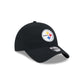 Pittsburgh Steelers Black 9TWENTY Adjustable Hat