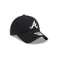 Atlanta Braves Black 9TWENTY Adjustable Hat