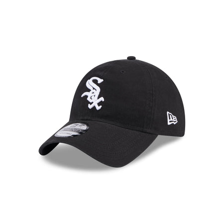 Chicago White Sox Black 9TWENTY Adjustable Hat