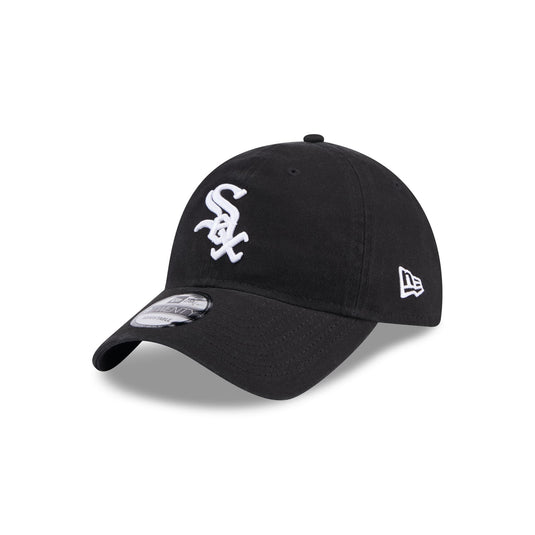 Chicago White Sox Black 9TWENTY Adjustable Hat - New Era Cap