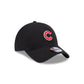 Chicago Cubs Black 9TWENTY Adjustable Hat