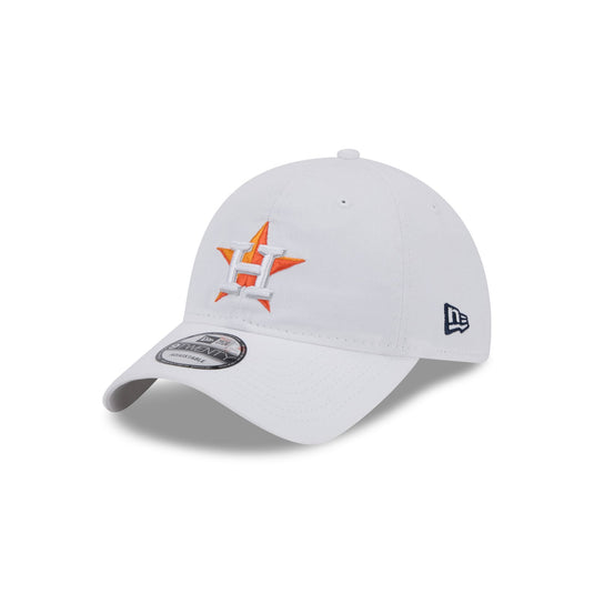 Houston Astros White 9TWENTY Adjustable Hat - New Era Cap