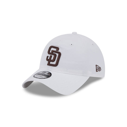 San Diego Padres White 9TWENTY Adjustable Hat - New Era Cap