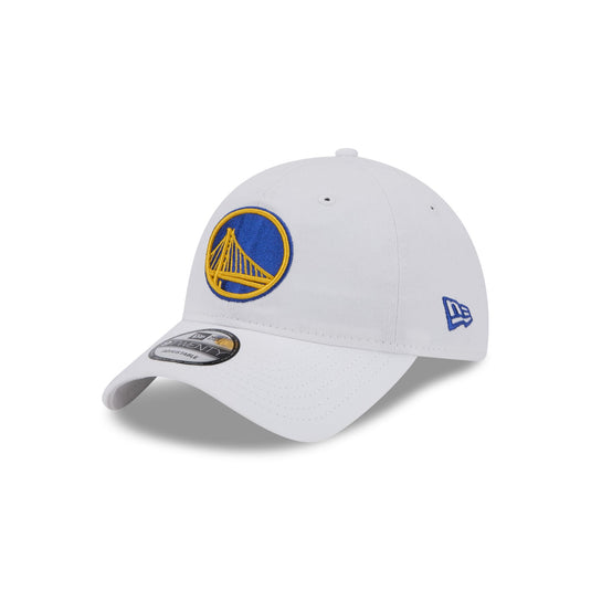 Golden State Warriors White 9TWENTY Adjustable Hat - New Era Cap