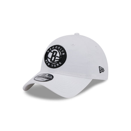 Brooklyn Nets White 9TWENTY Adjustable Hat
