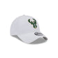Milwaukee Bucks White 9TWENTY Adjustable Hat