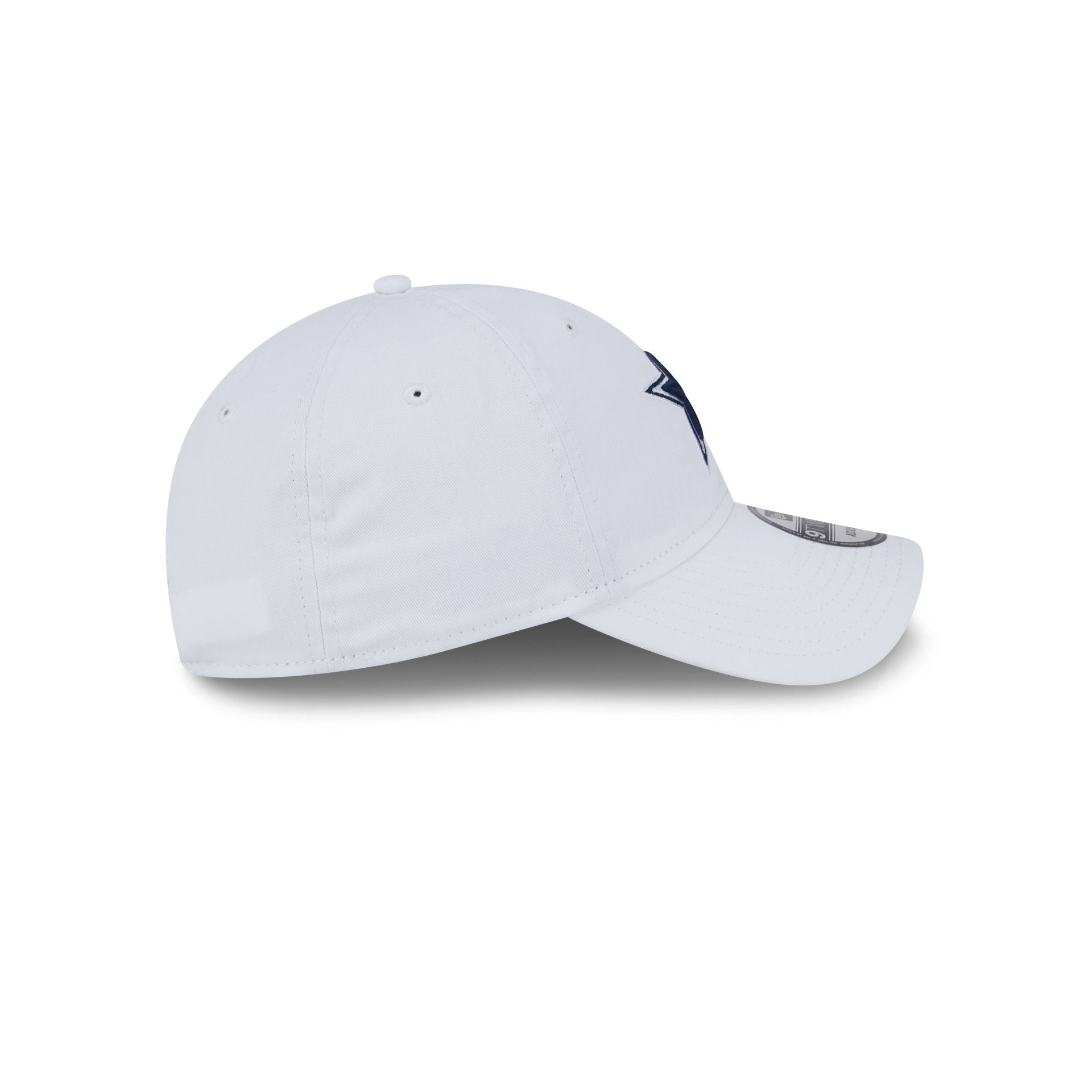 Dallas Cowboys White 9TWENTY Adjustable Hat