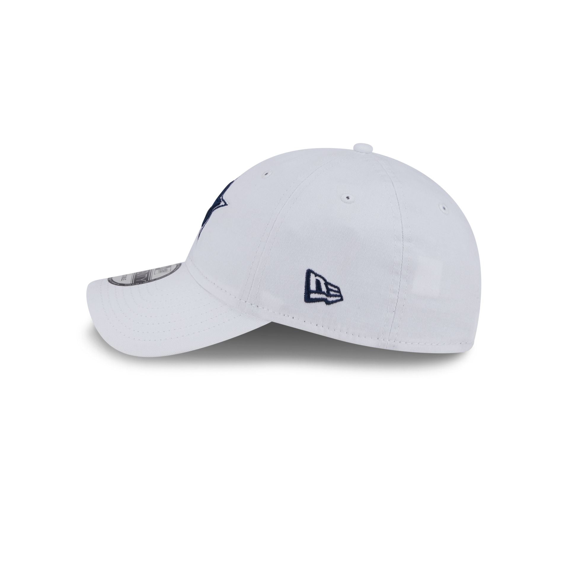 Dallas Cowboys White 9TWENTY Adjustable Hat