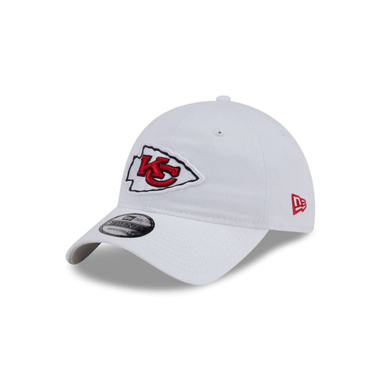 Kansas City Chiefs White 9TWENTY Adjustable Hat - New Era Cap