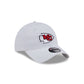 Kansas City Chiefs White 9TWENTY Adjustable Hat