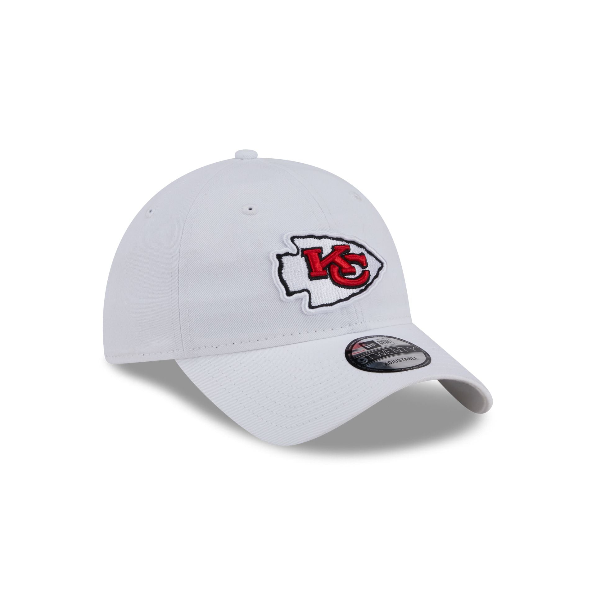 Kansas City Chiefs White 9TWENTY Adjustable Hat