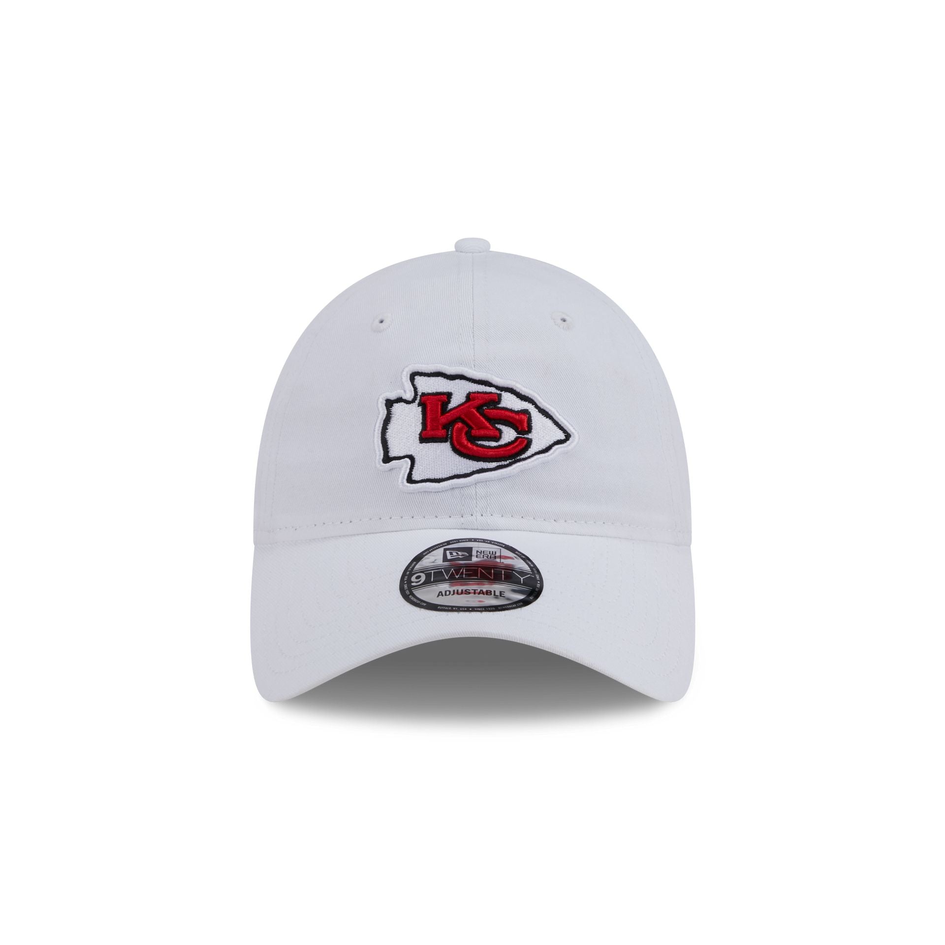Kansas City Chiefs White 9TWENTY Adjustable Hat