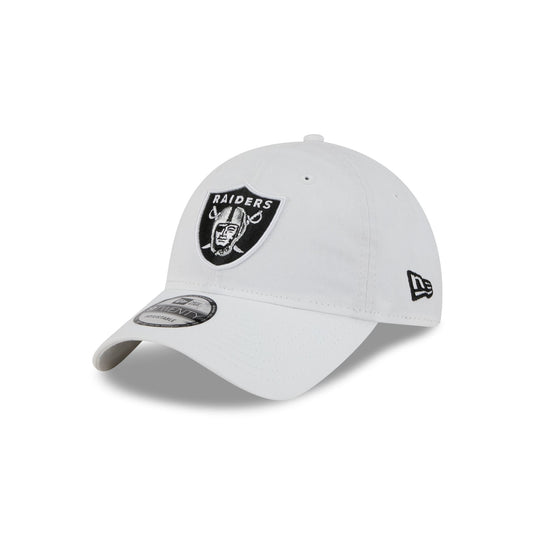 Las Vegas Raiders White 9TWENTY Adjustable Hat - New Era Cap