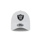 Las Vegas Raiders White 9TWENTY Adjustable Hat