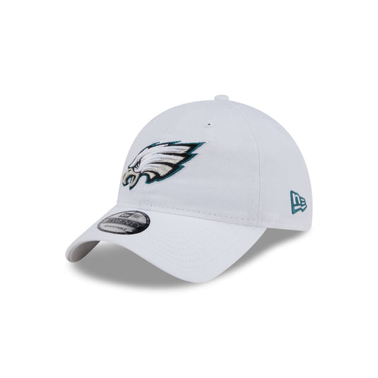 Philadelphia Eagles White 9TWENTY Adjustable Hat - New Era Cap