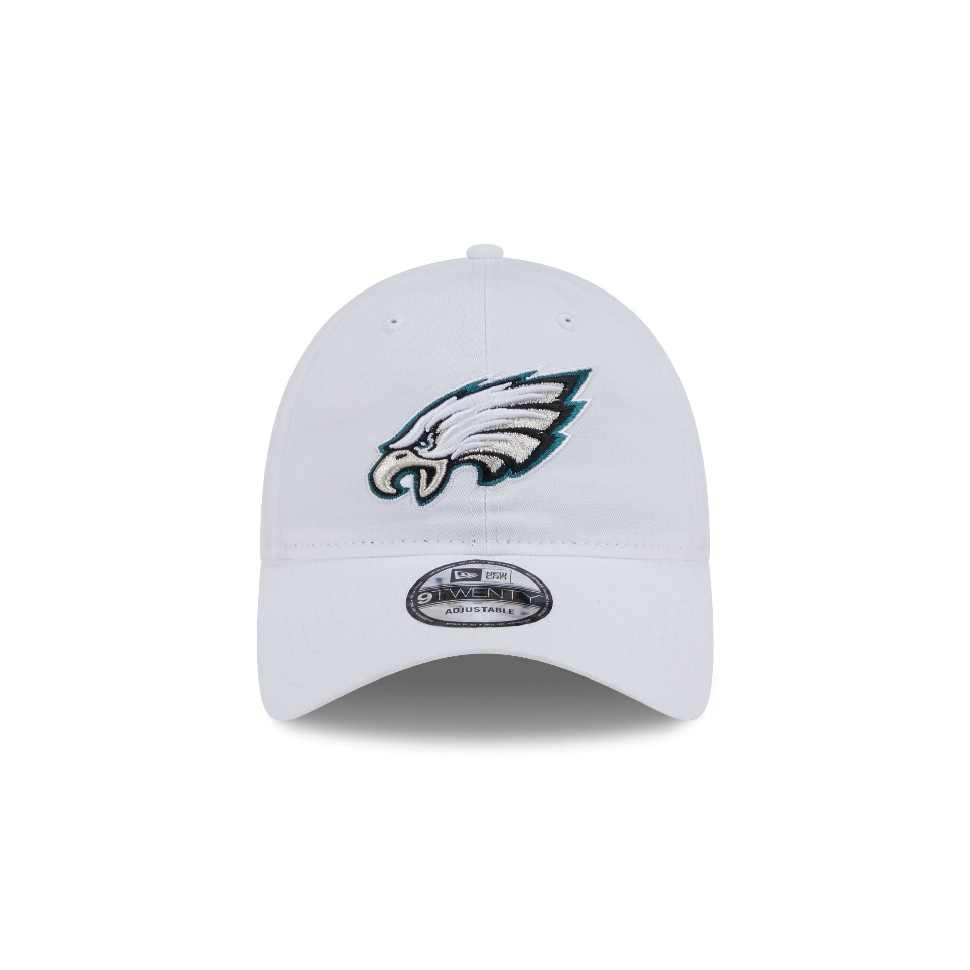 Philadelphia Eagles White 9TWENTY Adjustable Hat